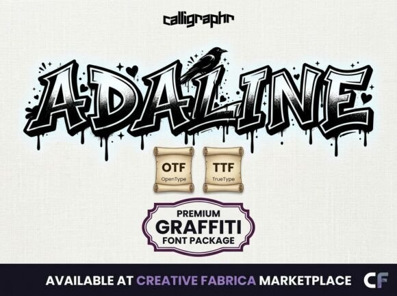 Adaline: A Bold Decorative Typeface for Head-Turning Projects