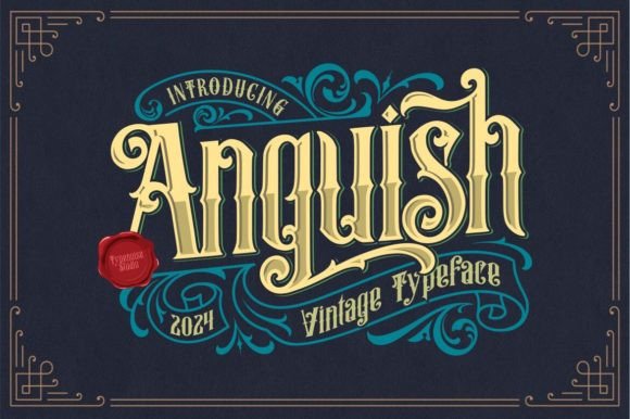 Anguish: The Blackletter Font with a Vintage Soul