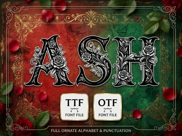 Ash: Victorian Botanical Elegance for Modern Branding