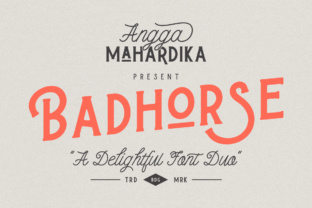 Badhorse: The Font Duo That Marries Clean Serifs with Playful Scripts