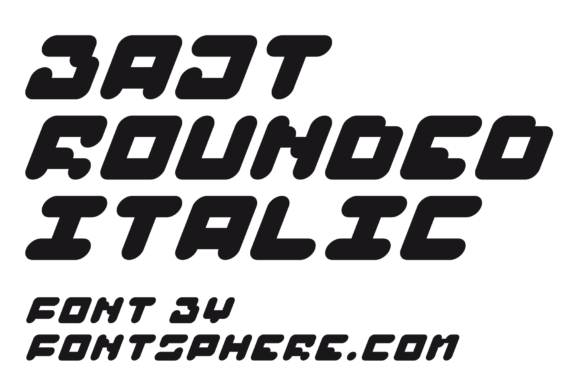 Bajt Rounded: A Modern Typeface for Bold Visual Statements