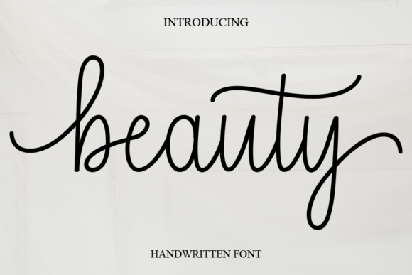 Beauty: The Sweet Handwritten Font for Every Project