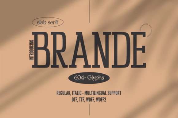Brande: A Font for Timeless Brand Identity