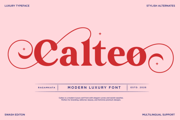 Calteo: Crafting Elegance with a Modern Serif Typeface