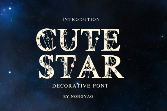 Cute Star: A Whimsical Typeface for Projects That Need Personality
