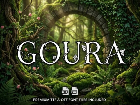 Goura: A Typeface Built to Command Attention