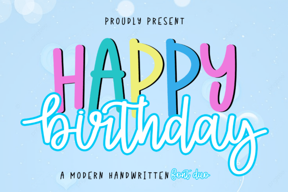 Happy Birthday Duo: The Perfect Font Pairing for Celebrations