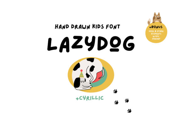 Lazydog Font: A Handwritten Typeface That Feels Like Home