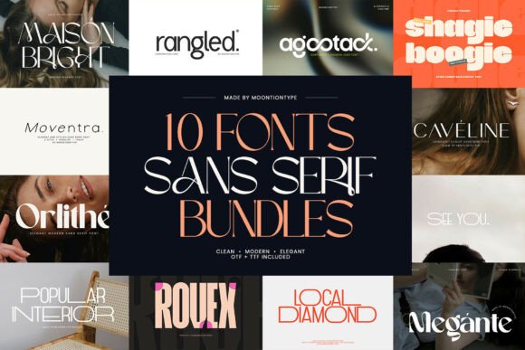 Modern Sans Serif Bundles: The Foundation of Elegant Design
