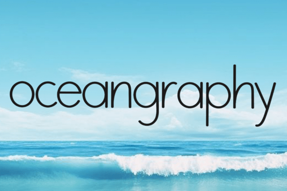 Oceangraphy: A Typeface That Captures Holiday Cheer and Creative Charm
