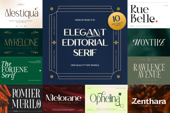Refined Serifs: A Guide to the Elegant Editorial Collection