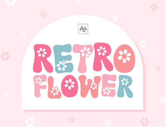Retro Flower Font: A Charming Typeface for Modern Designs