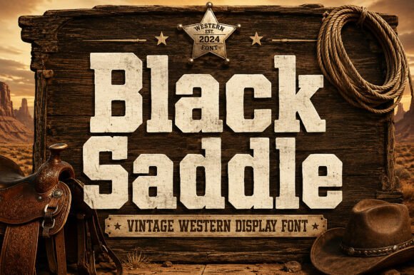Ride Into the Frontier of Bold Design with Black Saddle