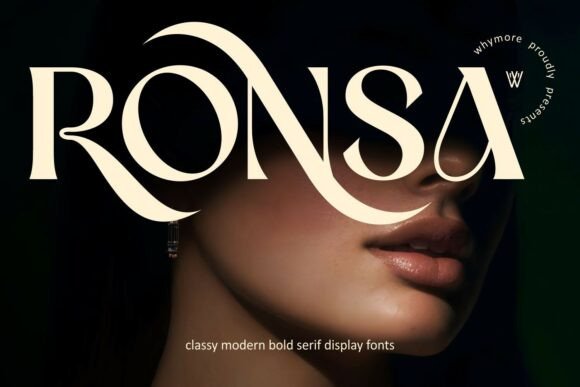 Ronsa: A Bold Serif for Modern Luxury