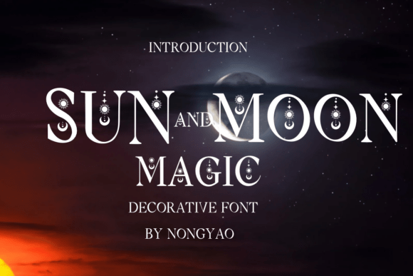 Sun and Moon Magic: A Celestial Serif for Modern Branding