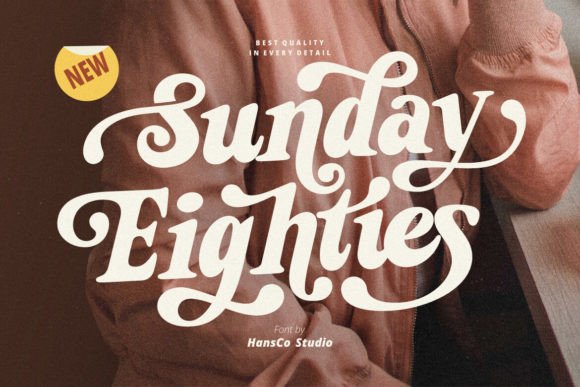 Sunday Eighties: Your Go-To Retro Serif for Bold Branding