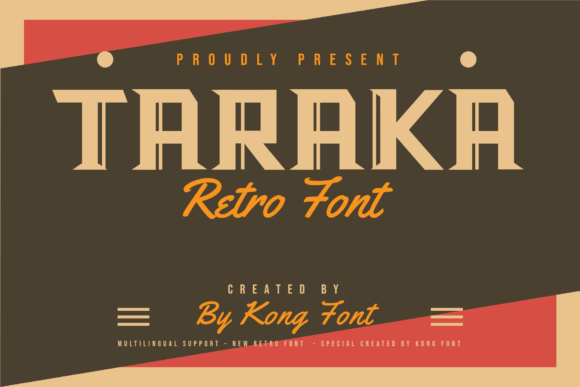 Taraka: The Playful Script Font for Crafters and Creatives