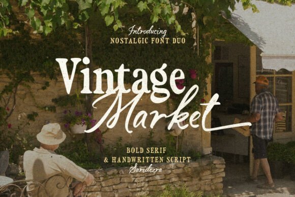 Vintage Market: A Font Duo for Authentic Retro Branding