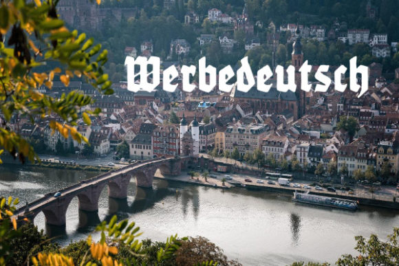 Werbedeutsch: Bringing Bold German Display Style to Your Projects